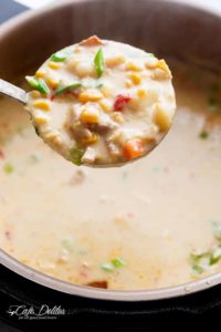 Chicken Corn Chowder - Cafe Delites