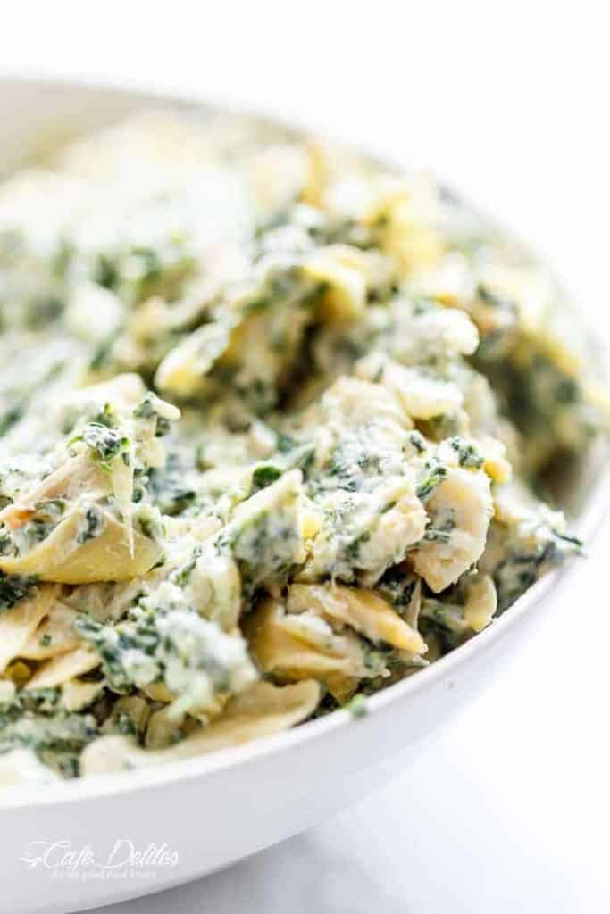 Spinach Artichoke Stuffed Chicken Breast - Cafe Delites