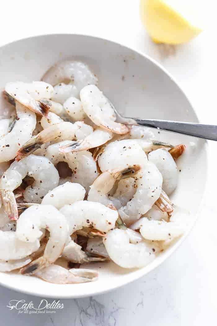 recette de salade césar grillée-maigre-citron-ail-crevettes-césar