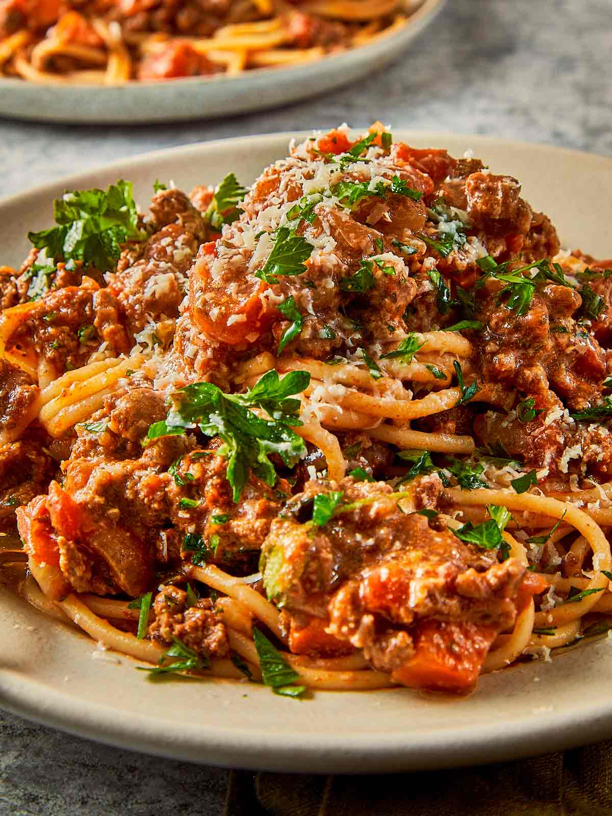 Slow Cooker Bolognese Sauce to coat your pasta 