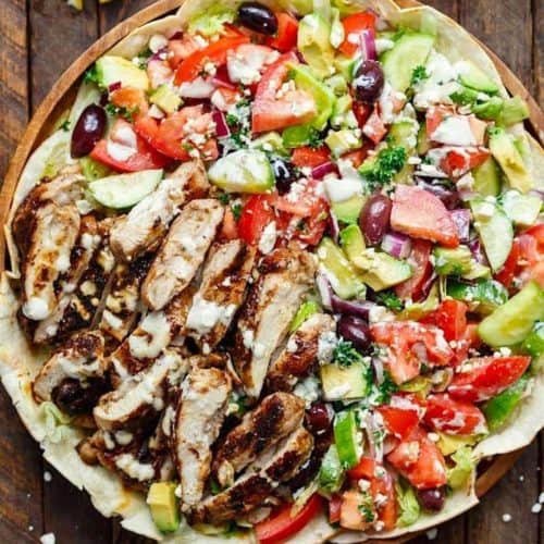 Chicken Shawarma Salad {Authentic Recipe!} - FeelGoodFoodie