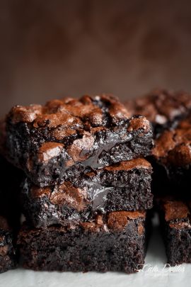 Best Fudgy Cocoa Brownies - Cafe Delites