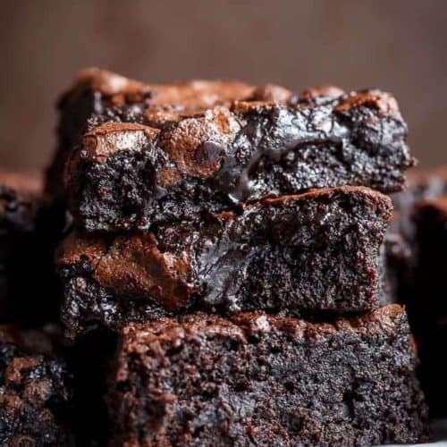 The BEST Eggless Chocolate Brownie Recipe with cocoa powder - Spices N  Flavors