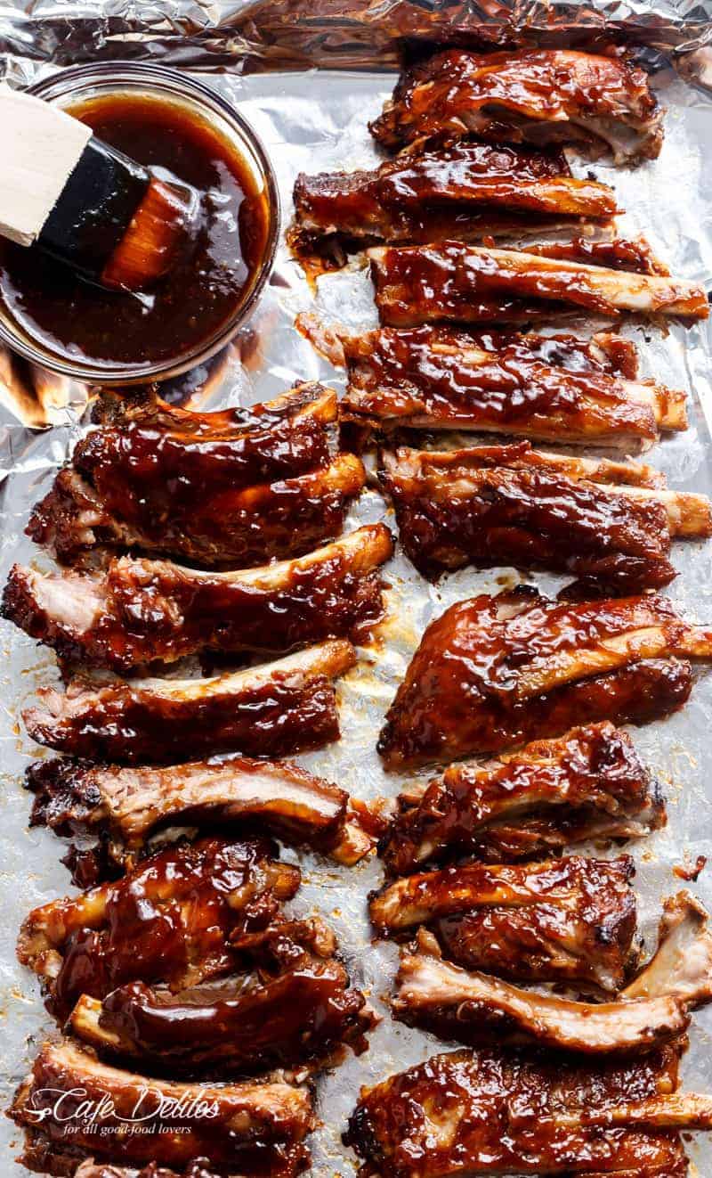 dichters Jaar niveau Slow Cooker Barbecue Ribs - Cafe Delites