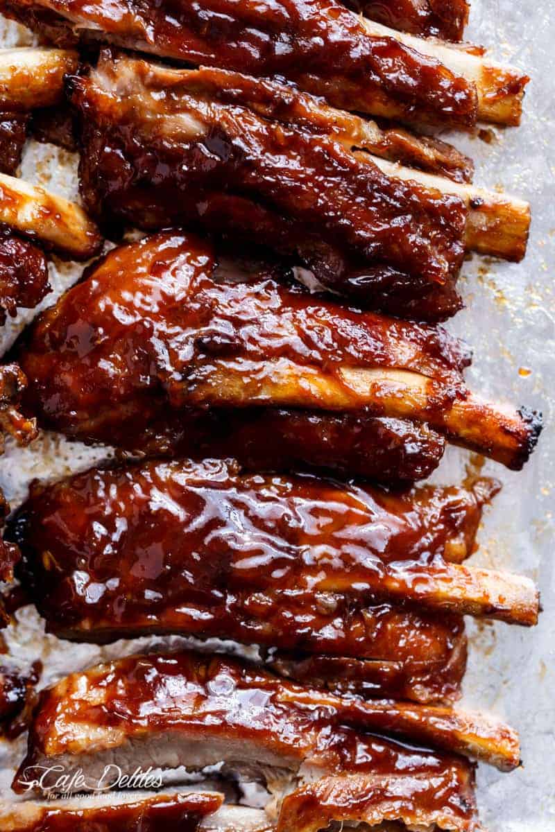 Slow Cooker Barbecue Ribs Cafe Delites