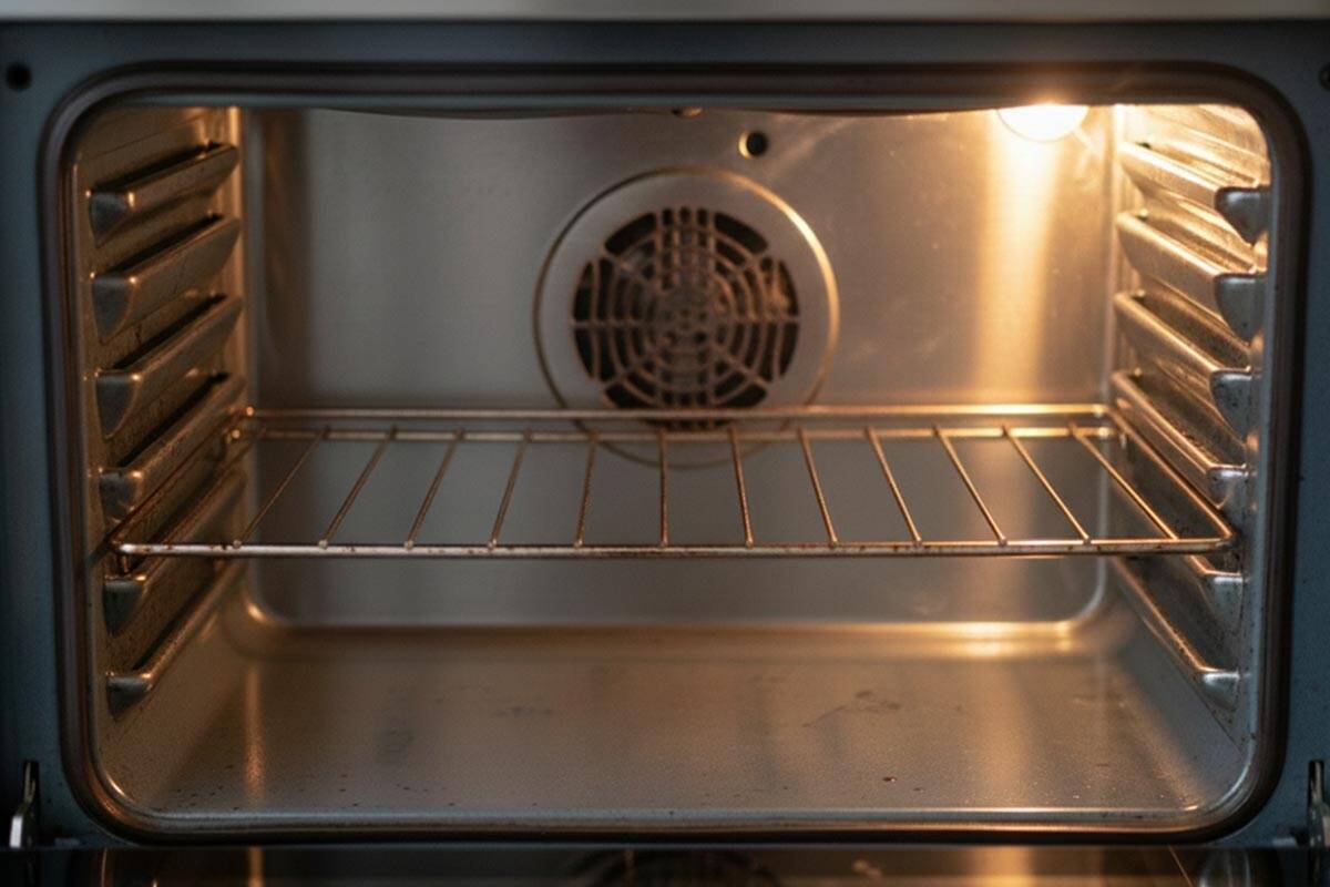 Preheating the oven. - 3