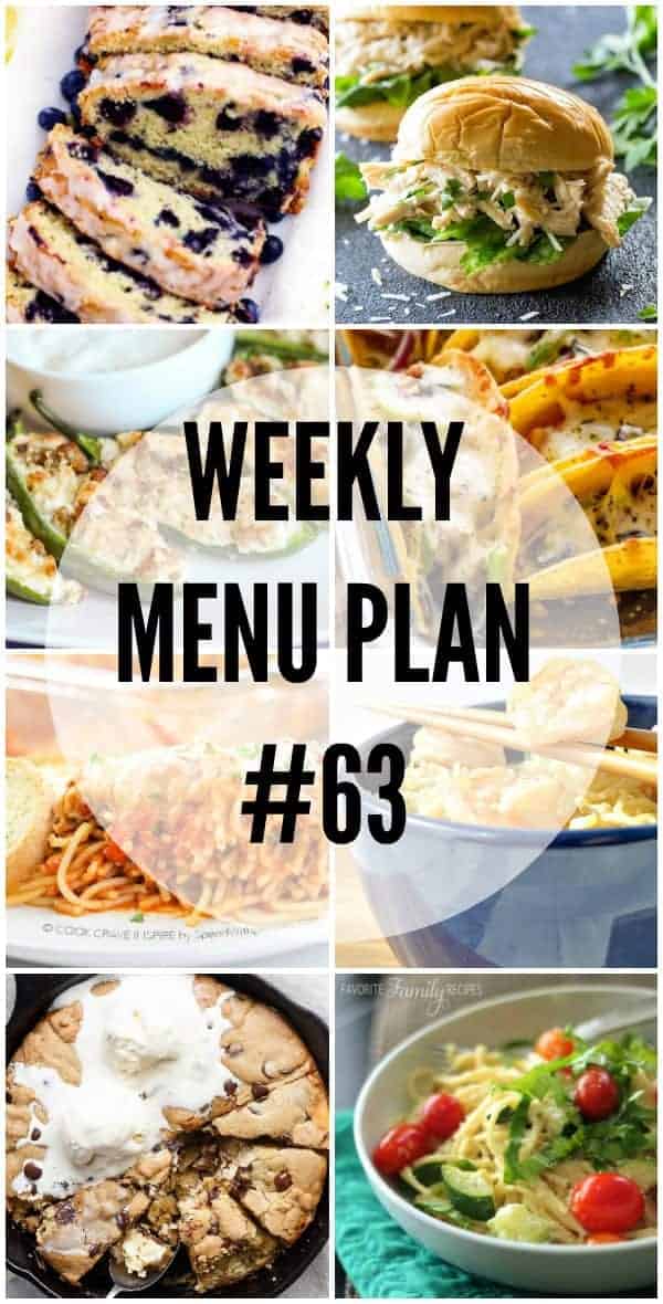 Weekly Menu Plan #63 - The Girl Who Ate Everything