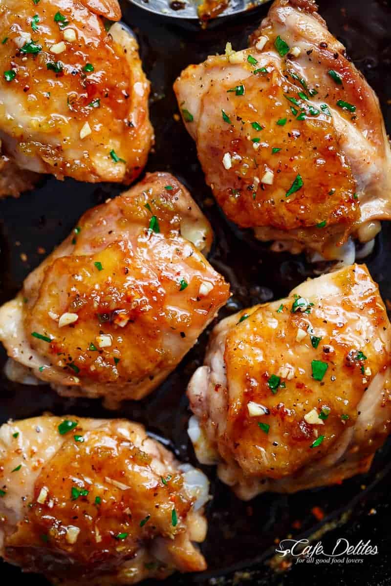 Easy Honey Garlic Chicken - Cafe Delites