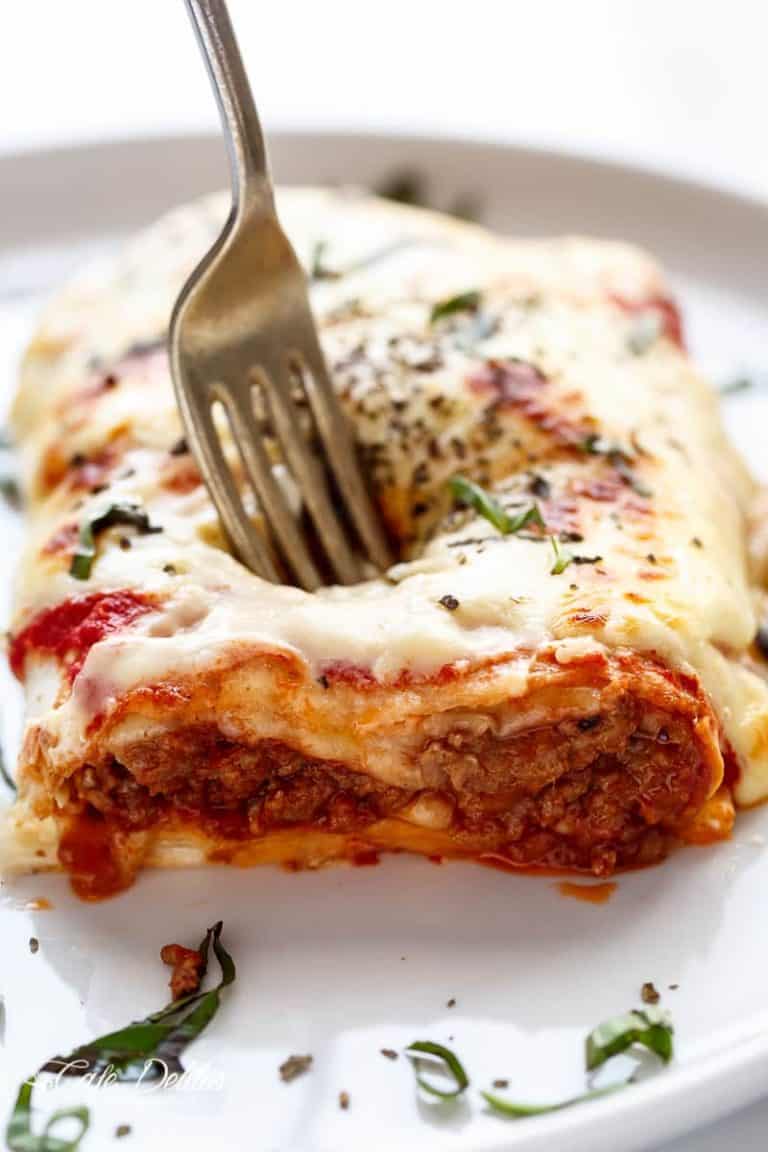 Easy Lasagna Stuffed Burritos Cafe Delites