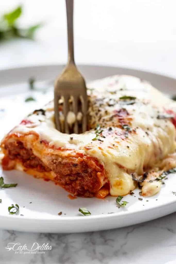 Easy Lasagna Stuffed Burritos Cafe Delites