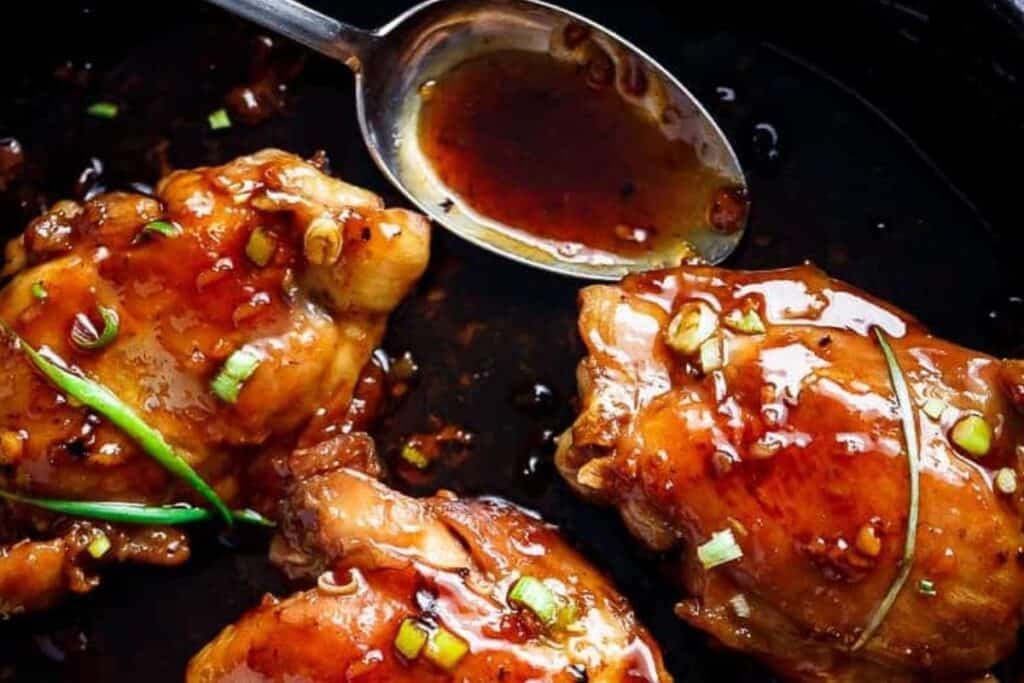 Garlic Teriyaki Chicken - Cafe Delites