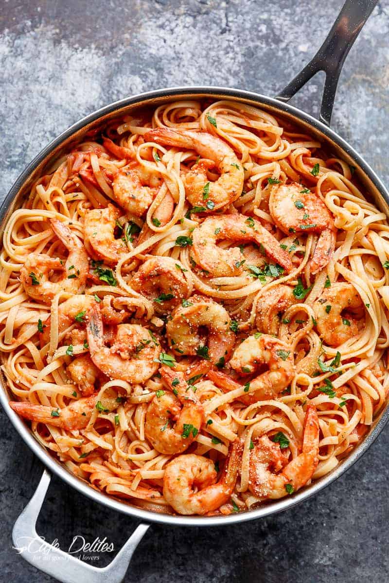 Creamy Tomato Garlic Er Shrimp