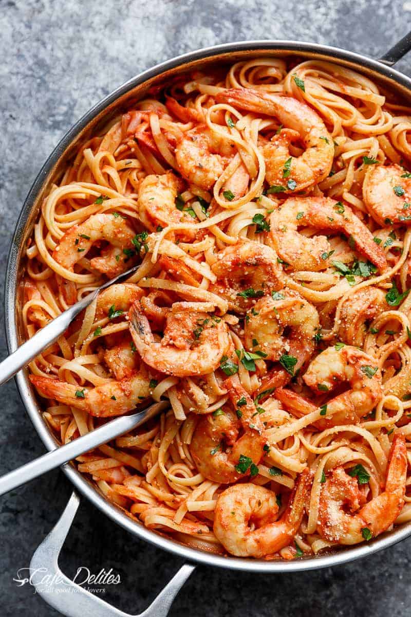 Featured image of post Recipe of Shrimp Pasta Recipes Red Sauce