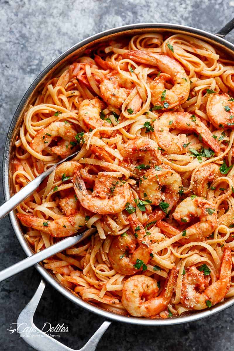 From a lightened up creamy chicken noodle soup to a rich tomato shrimp linguine and a cris MEAL PLAN WEEK #5