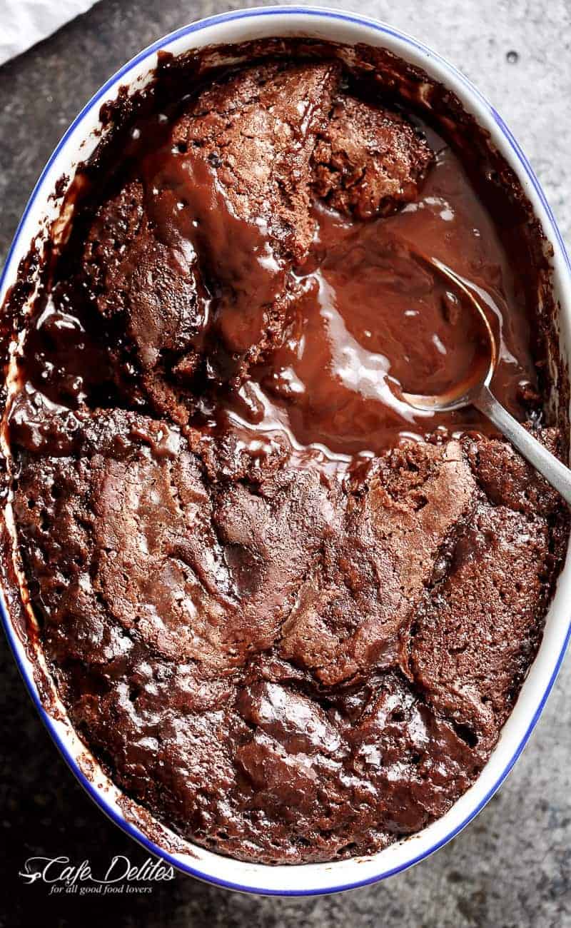 Chocolate Pudding Cake - Seasons and Suppers