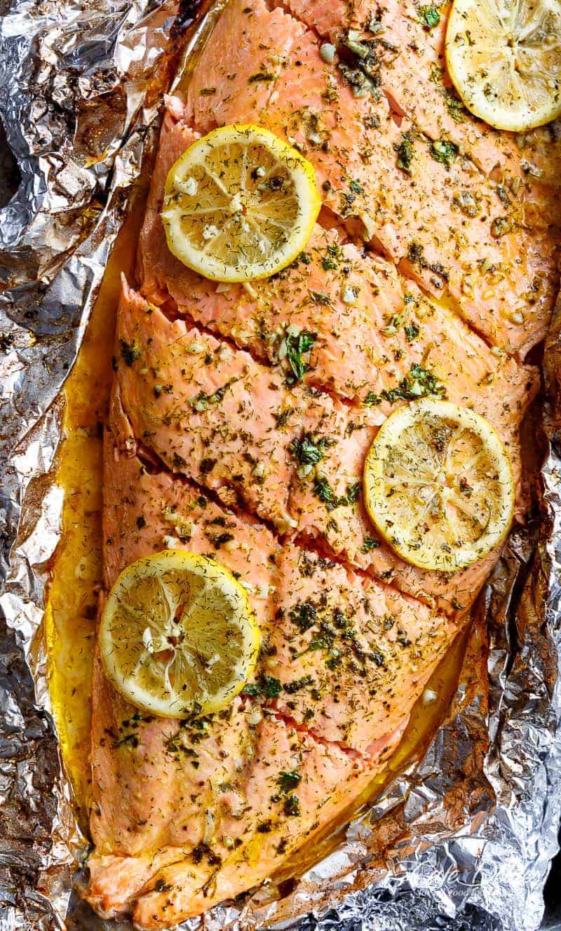 Lemon Butter Garlic Salmon | Recipe Cart