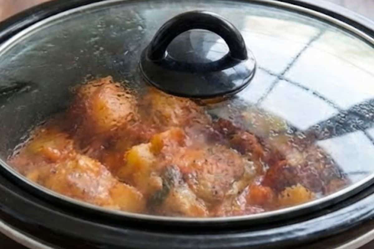 Cover and cook on high for 4 hours or on low for 8 hours