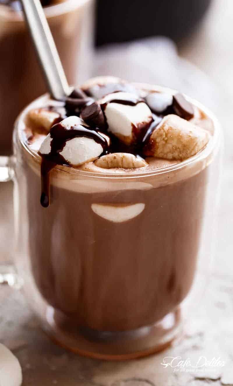 Hot Chocolate with Condensed Milk