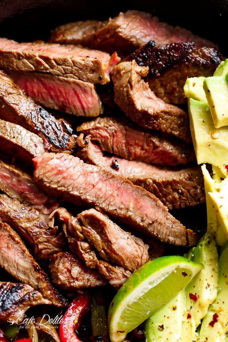 Chili Lime Steak Fajitas Cafe Delites