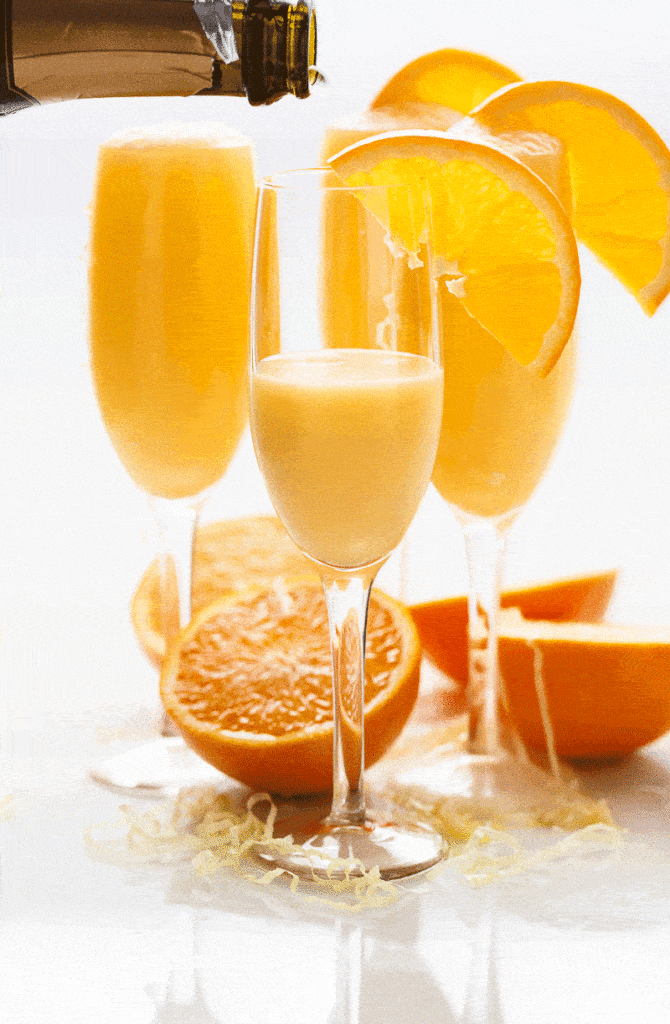 Orange Creamsicle Mimosas - Cafe Delites