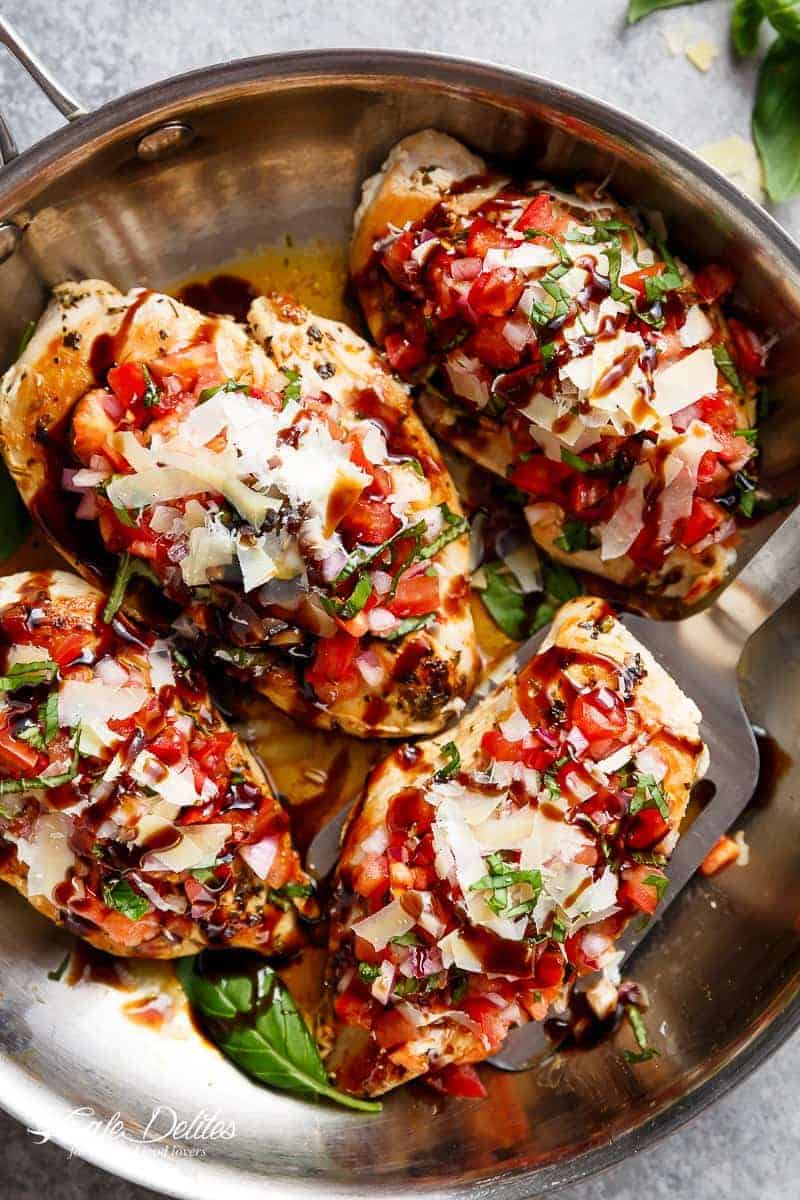 Bruschetta Chicken Cutlets Recipe