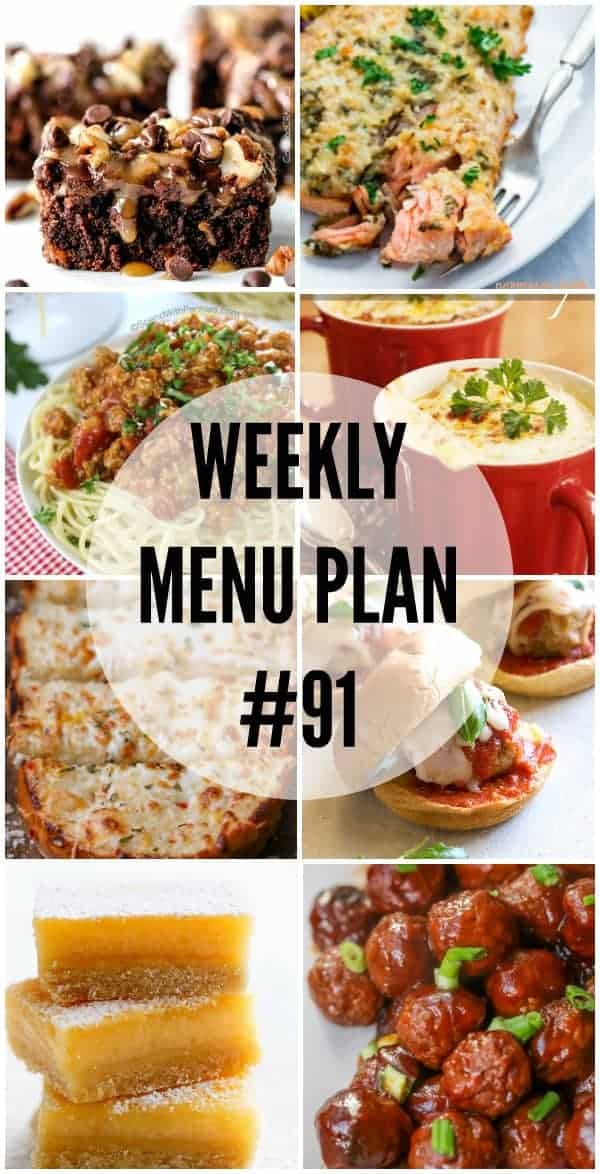 Weekly Menu Plan #91 | The Recipe Critic