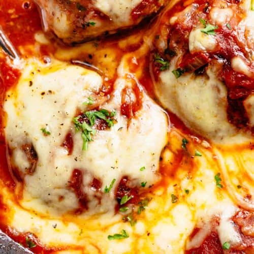  simmered in a rustic homemade tomato sauce Cheesy Meatballs