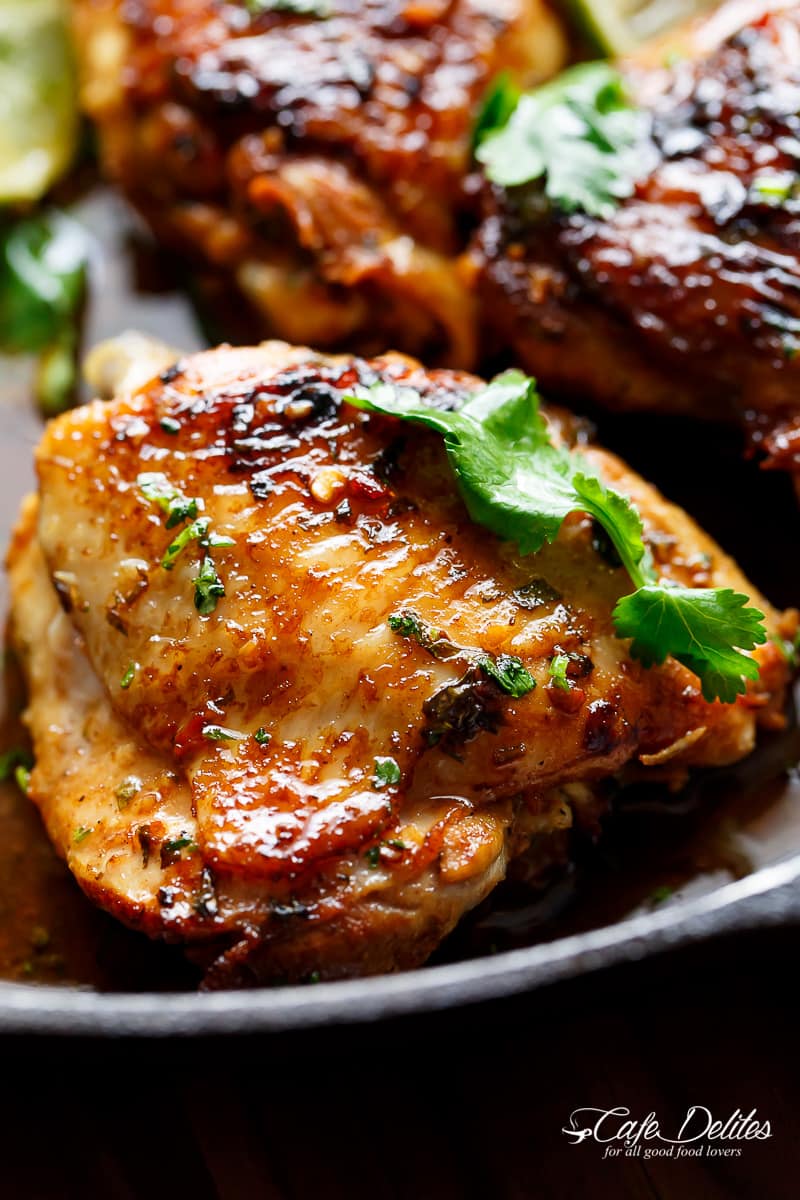 Cilantro Lime Chicken Thighs - Damn Delicious