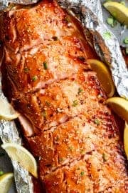 Easy Honey Sesame Salmon In Foil - Cafe Delites
