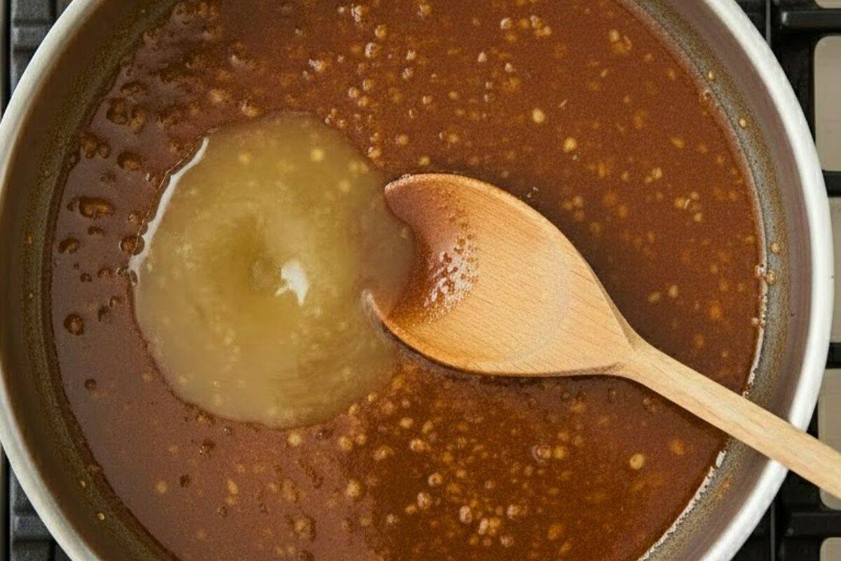 Remove the sauce from heat and stir in fresh lemon juice