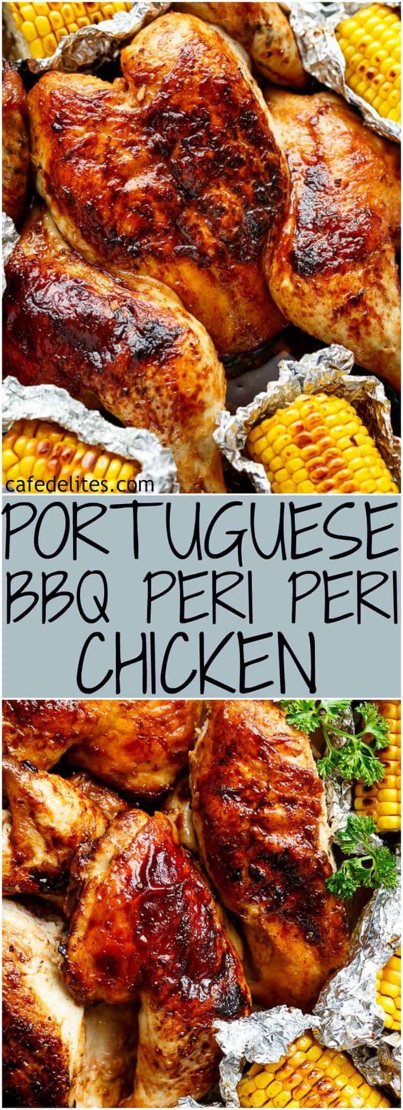 Portuguese BBQ Peri Peri Chicken (Homemade Nando's Recipe) - Cafe Delites