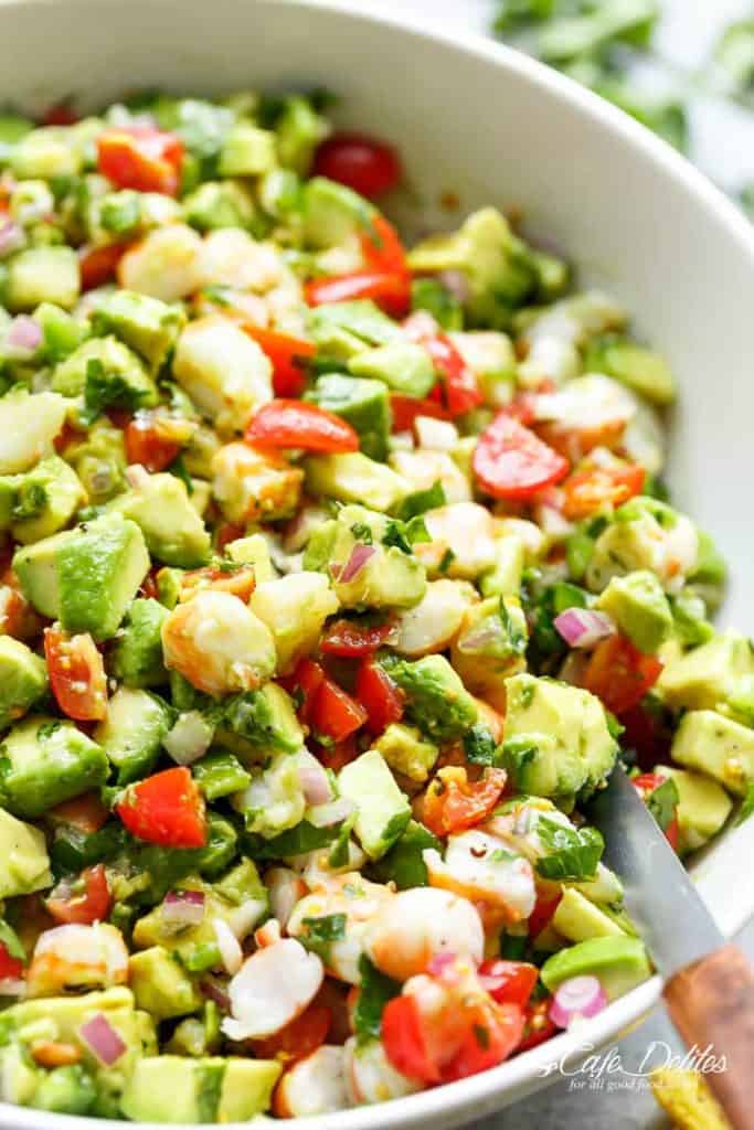 Chunky Shrimp Guacamole