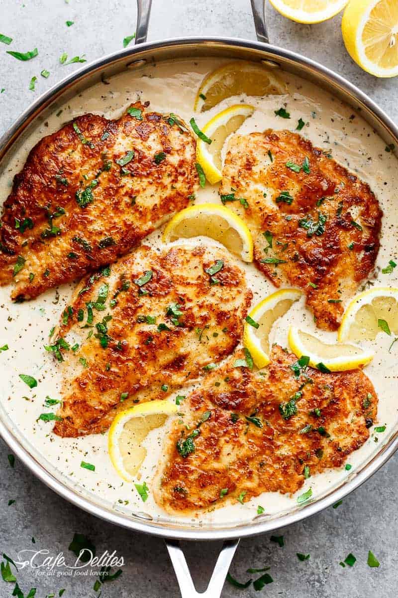 Chicken Francese gets a creamy twist with this Creamy Chicken Francese recipe Creamy Chicken Francese