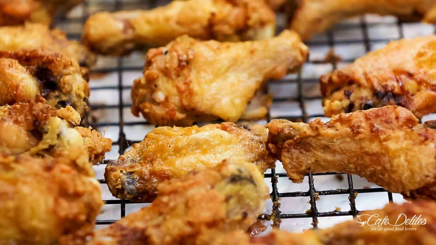  using one ingredient to fool any deep fried buffalo wing fan Crispy Buffalo Chicken Wings (BAKED)