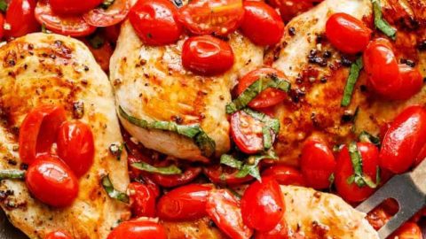 Garlic Tomato Basil Chicken