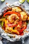 Shrimp & Mexican Corn Foil Packets are filled with Tex-Mex ingredients and flavours, PLUS the addition of creamy Elotes to complete your meal | https://cafedelites.com