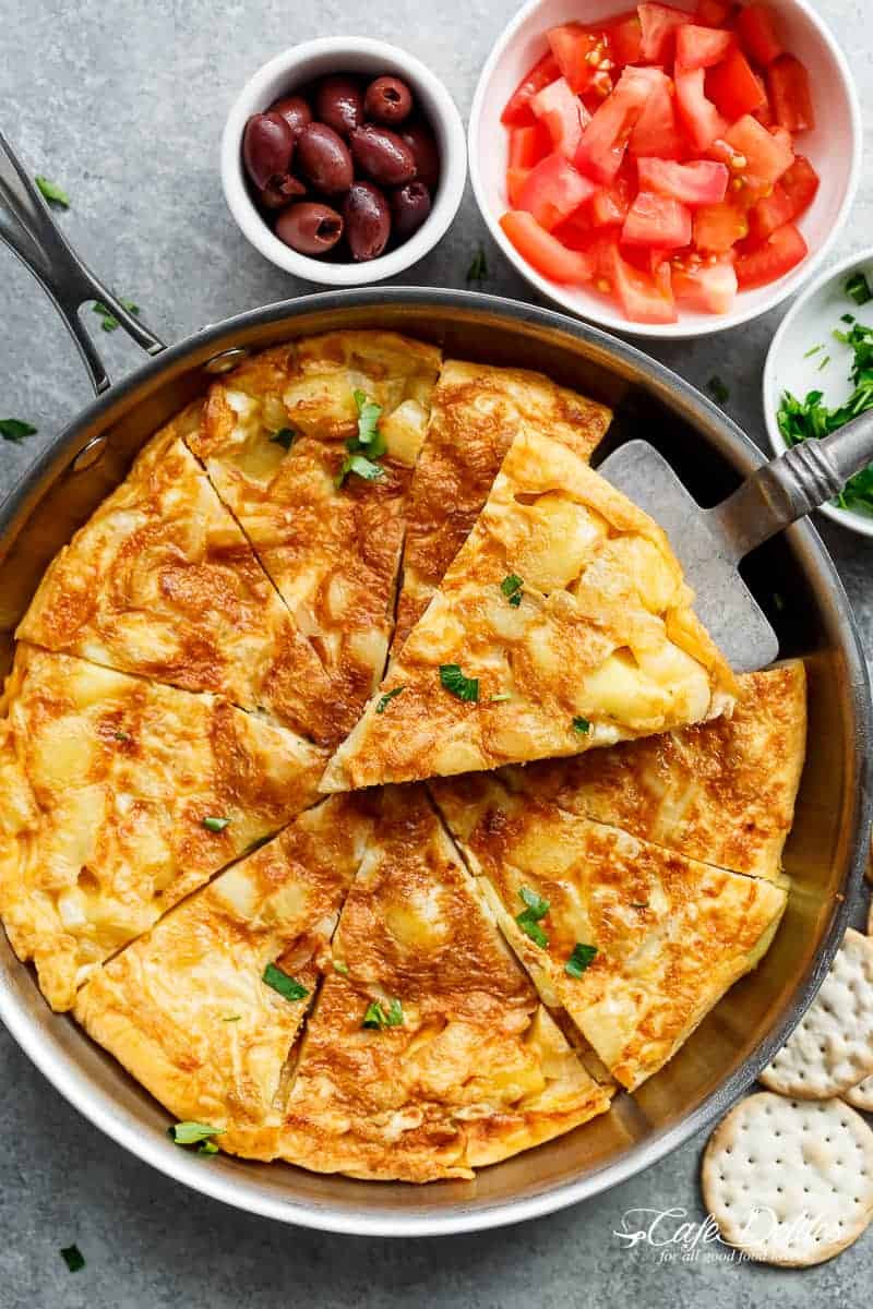 Spanish Omelette (Tortilla Española) - A Sassy Spoon