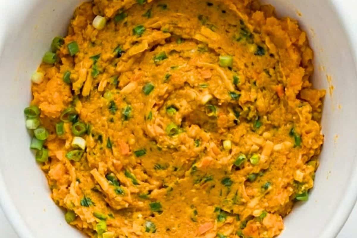 Mash everything together until fully combined