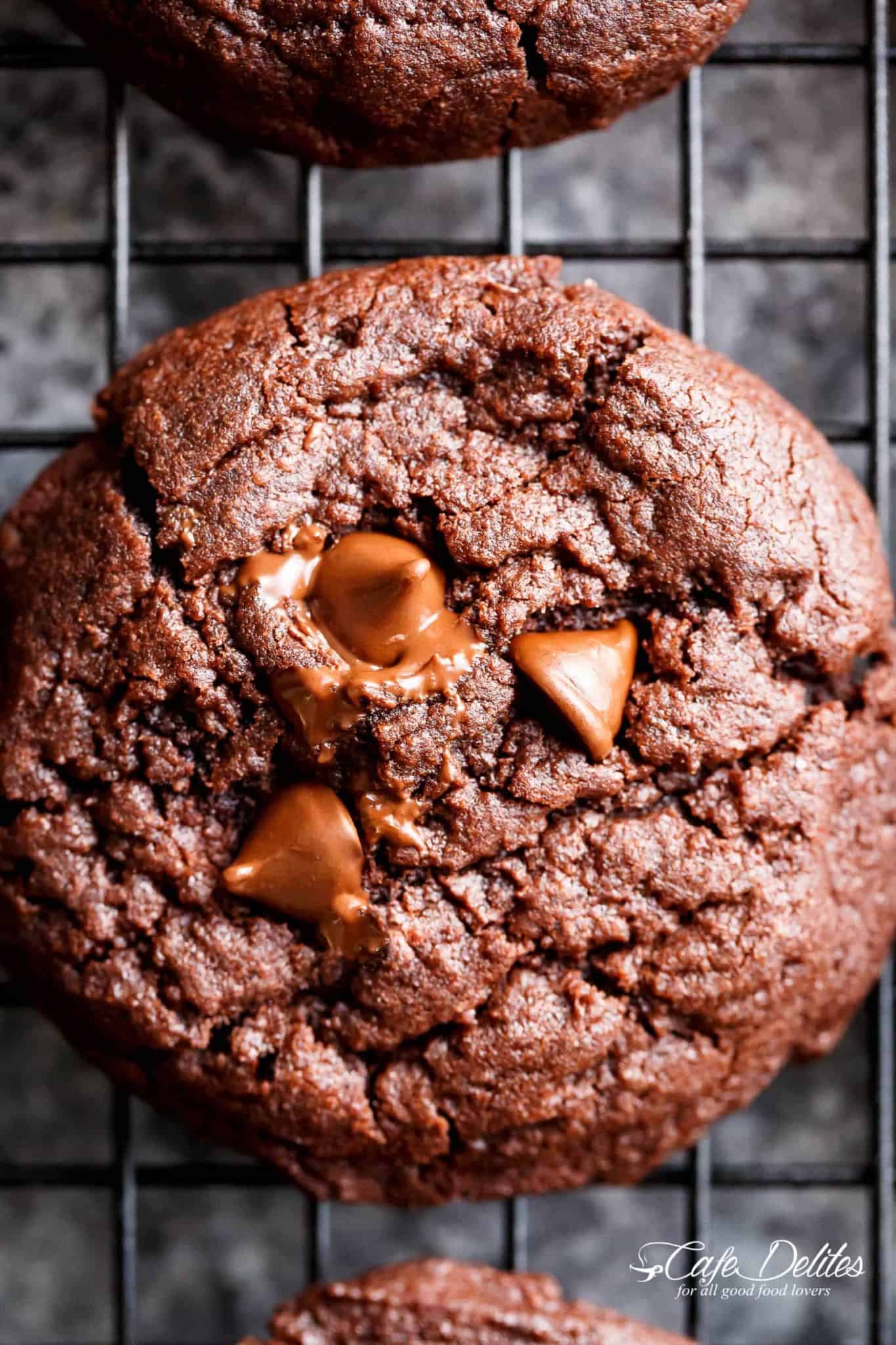Best Fudgy Chocolate Brownie Cookies - Cafe Delites