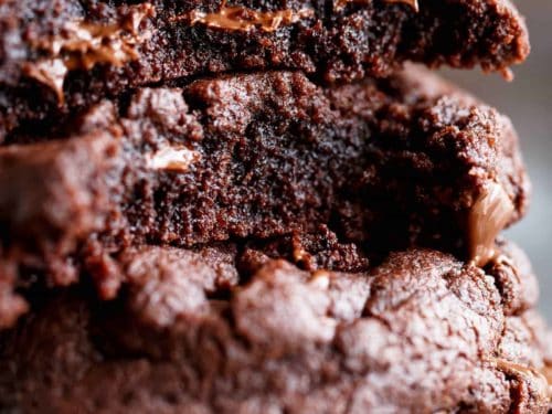 Best Fudgy Chocolate Brownie Cookies - Cafe Delites