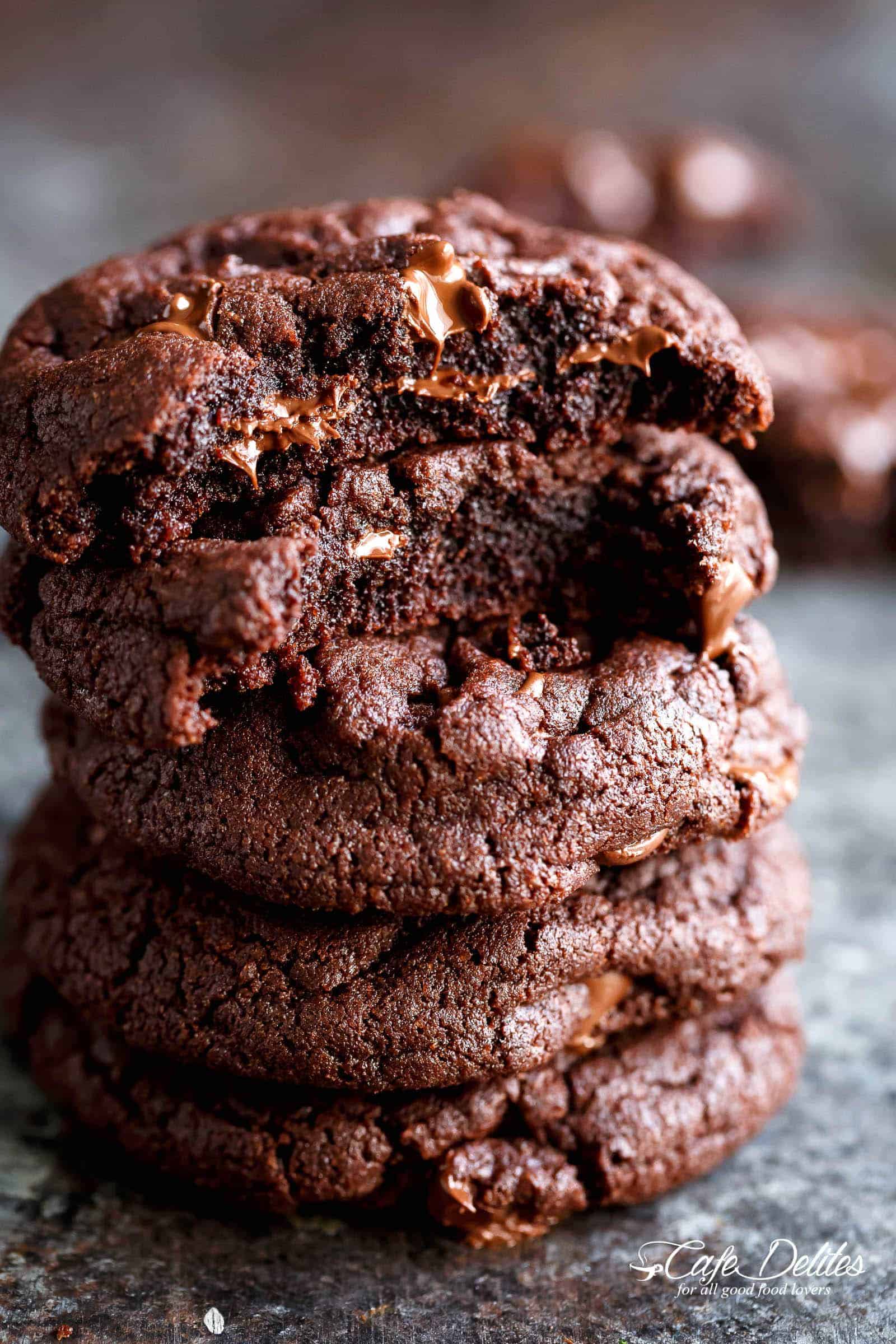 Best Fudgy Chocolate Brownie Cookies Cafe Delites