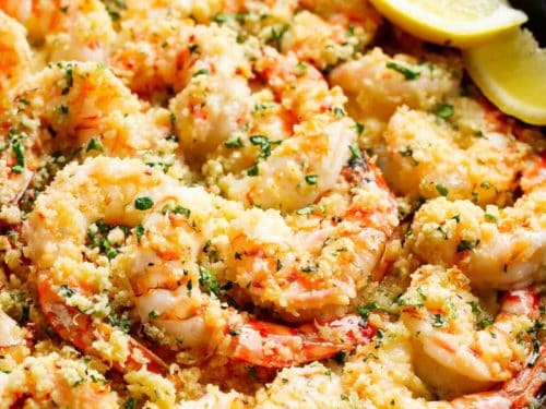 baked shrimp with bread crumbs