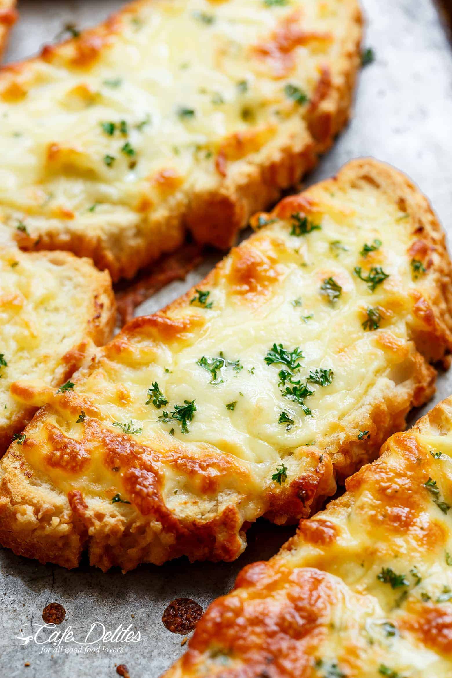 Sheet Pan Garlic Bread Grilled Cheese Recipe