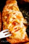Cheesy Garlic Sweet Potatoes are the perfect side dish OR snack! Mozzarella cheese and parmesan top these tender garlic butter smothered sweet potatoes! | cafedelites