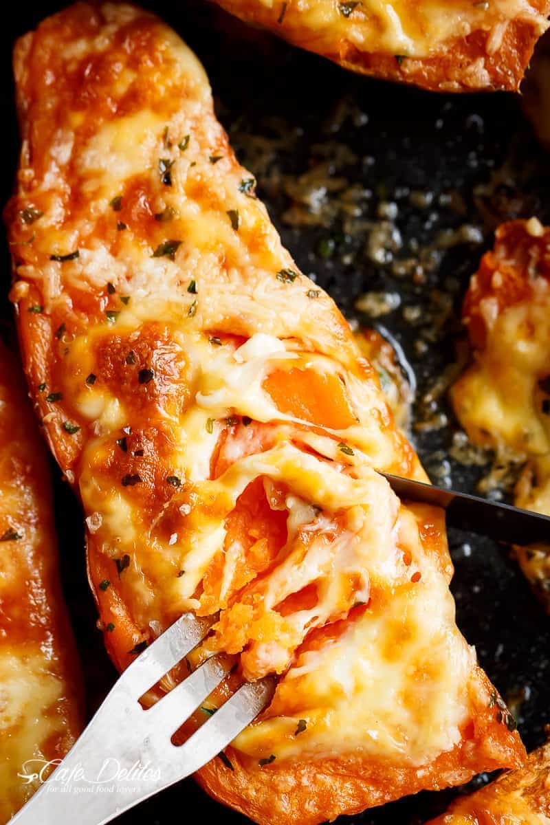 Cheesy Sweet Potato & Black Bean Casserole