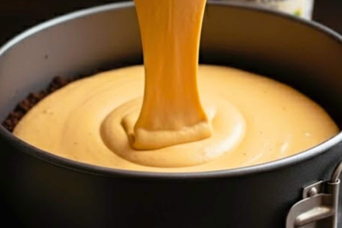 Bake for 50–55 minutes, until edges are set and the center slightly wobbles. - 8