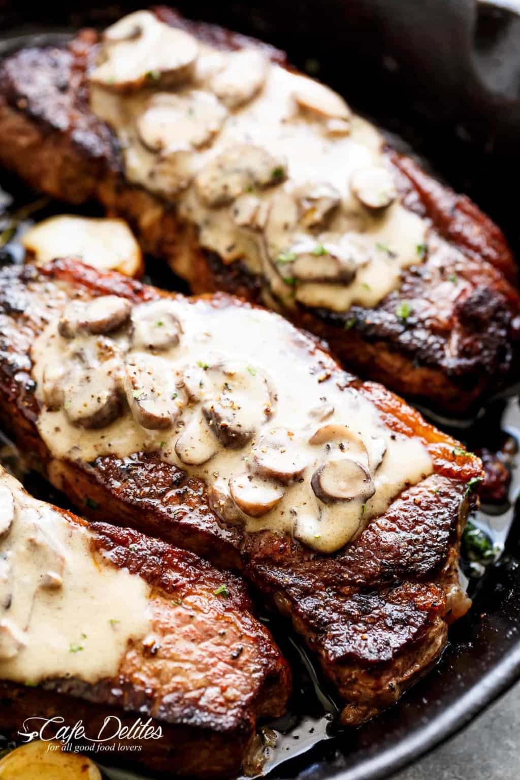 pan-seared-garlic-butter-steak-mushroom-cream-sauce-cafe-delites