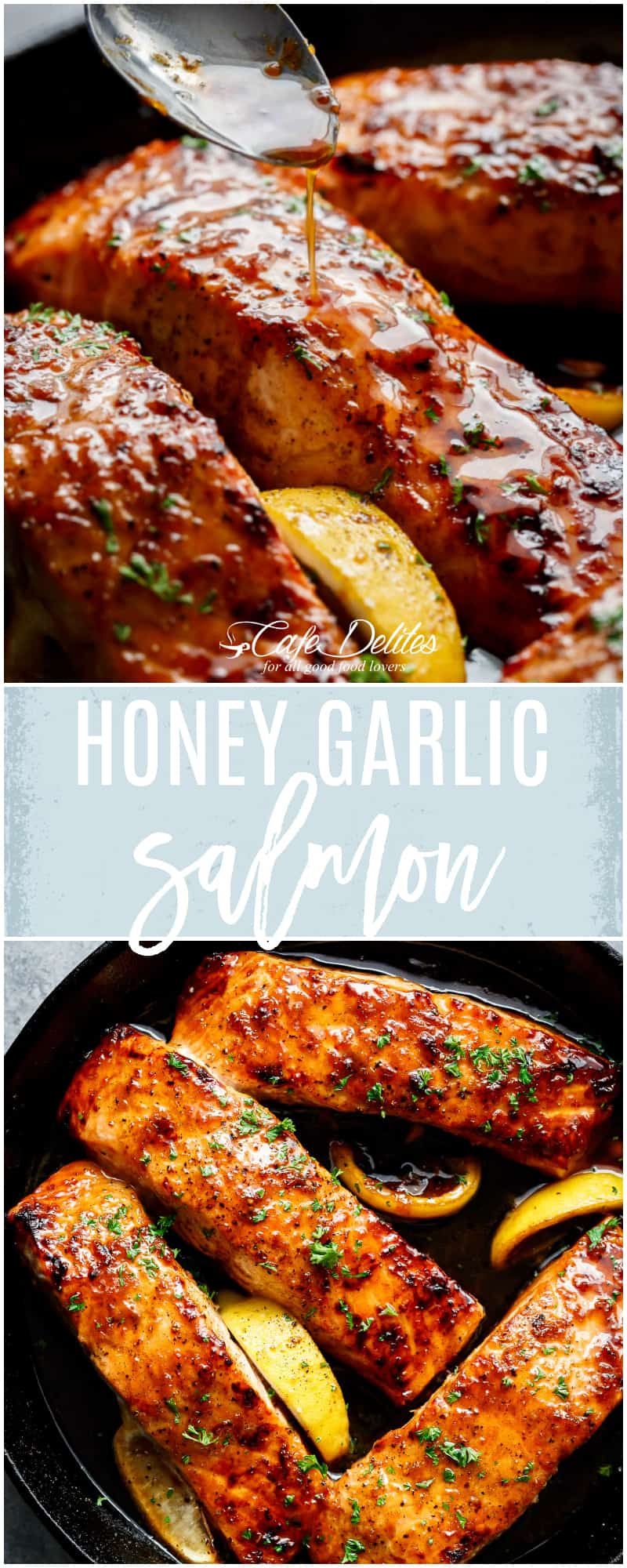 Easy Honey Garlic Salmon - Cafe Delites