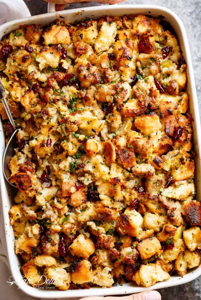 Sausage & Herb Stuffing Recipe is FULLY STUFFED with so much flavour ...