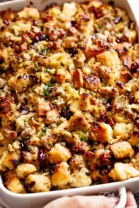 Sausage & Herb Stuffing Recipe - Cafe Delites